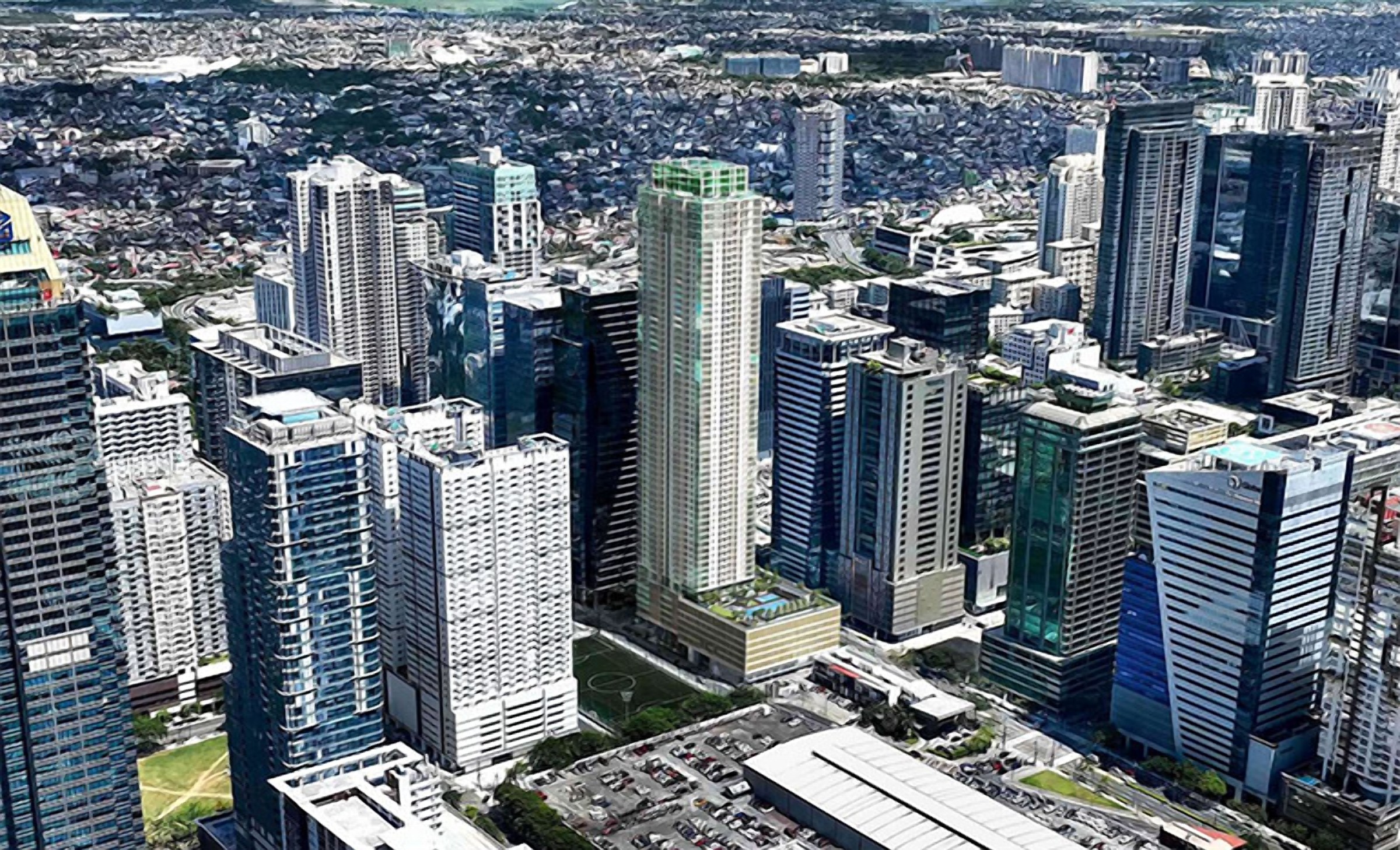 Park East Place skyline view